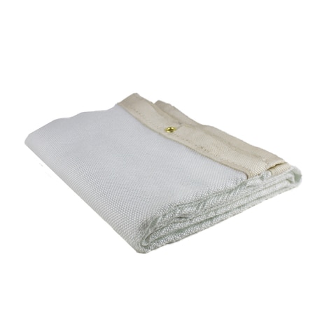 WILSON Welding Blanket Roll, 18oz, 3.3 Ft. W x 150 Ft. H x 0.028 In. T, White 36144